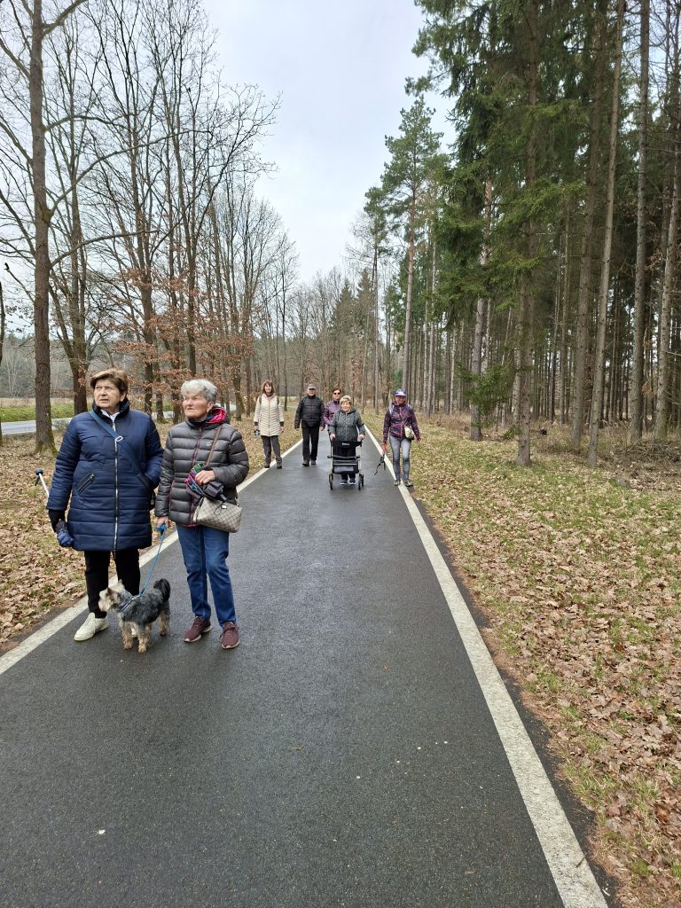 Pochod pro mozek; skupina účastníků. Ilustrační obrázek