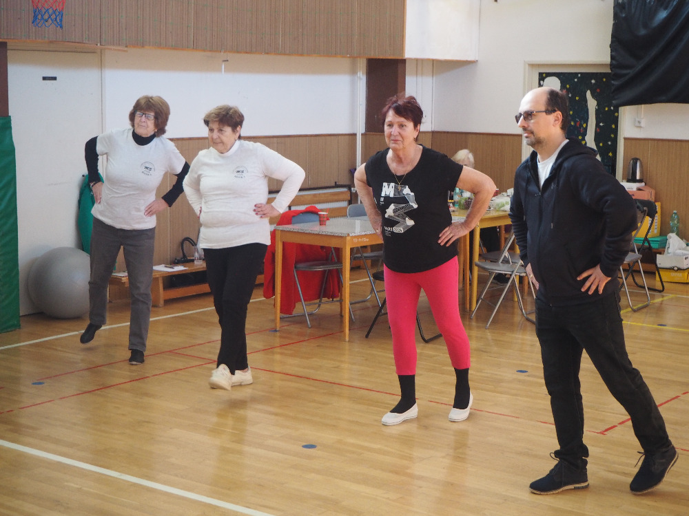 Momentka ze cvičení