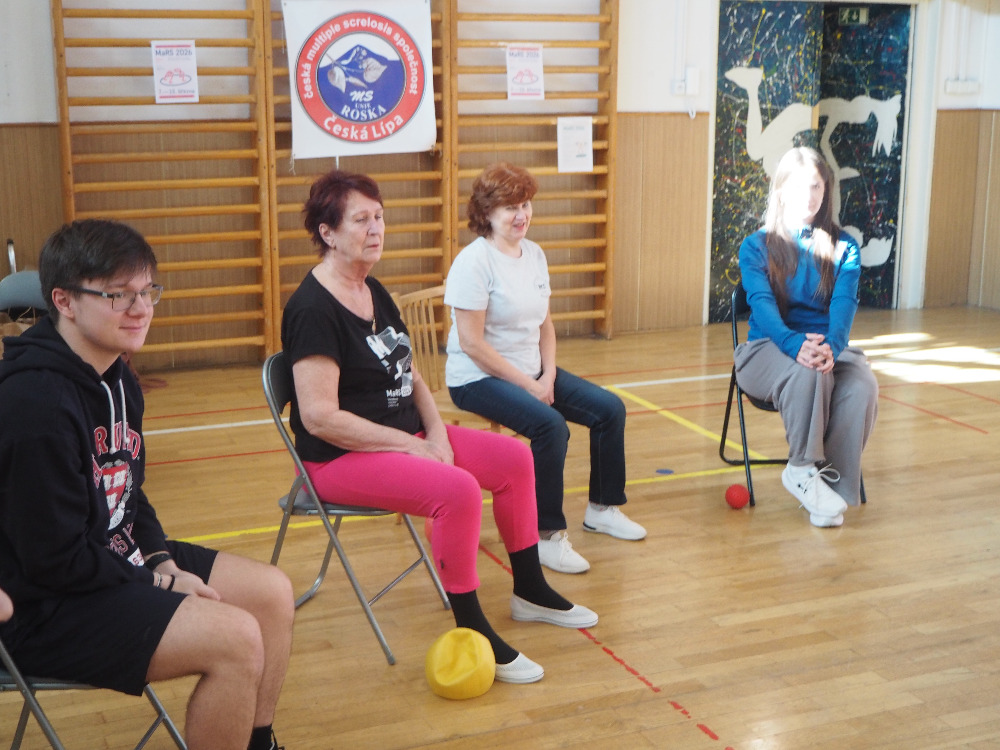 Momentka ze cvičení